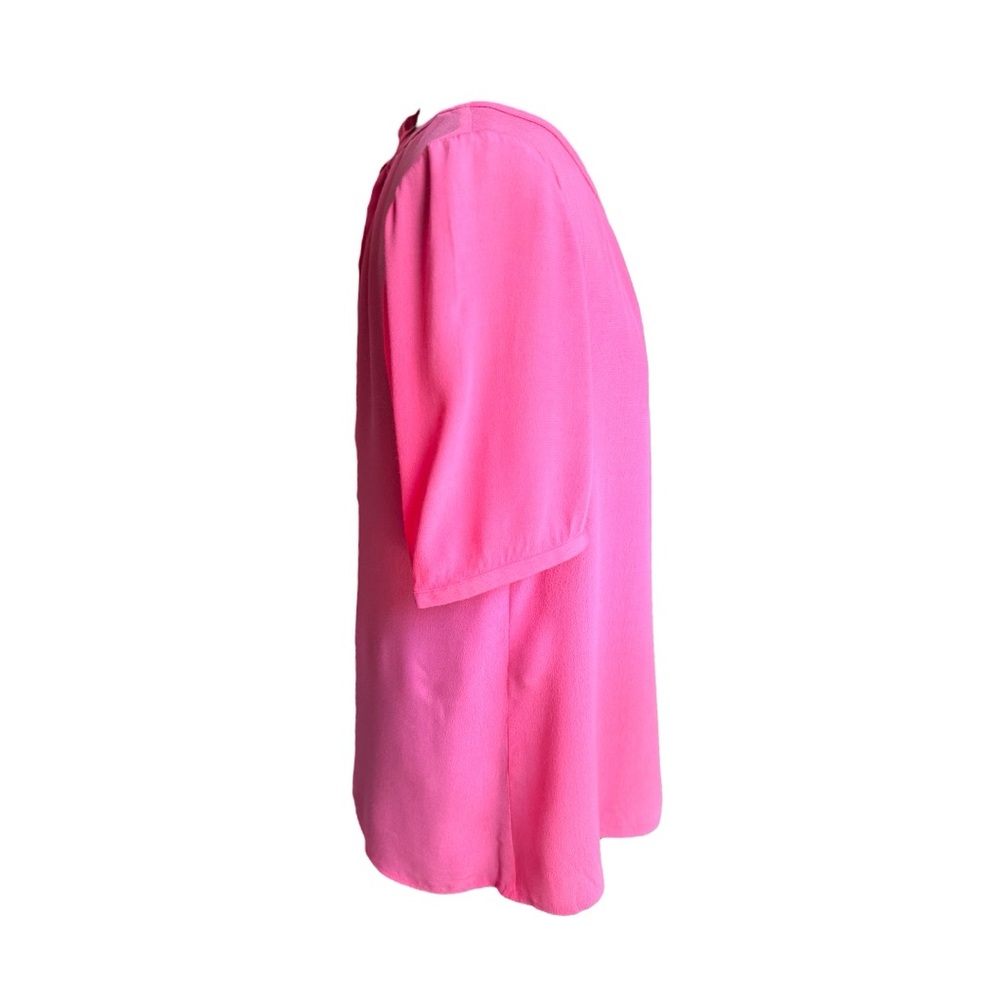 Boden Pink Pleated Top with Flutter Sleeves - Picture 8 of 11